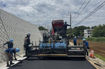 船橋市高根町市道復旧工事